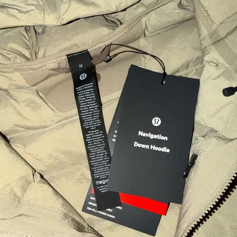 Lululemon men’s Navigation Down Hoodie
